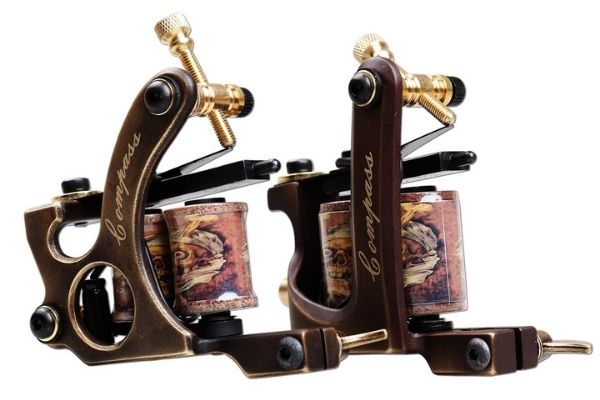 Dragonhawk brass coil tattoo machine