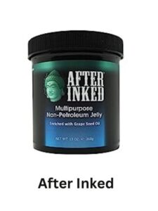 After inked tattoo lubricant