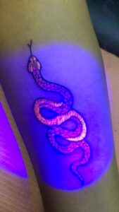 Picture of UV tattooing