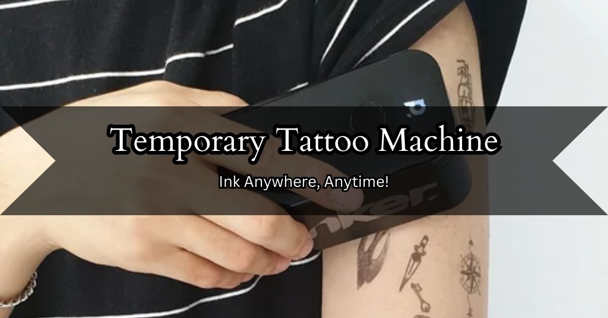 Picture of temporary tattoo machine