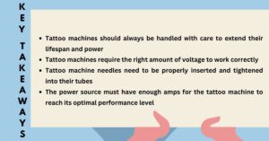 key takeways forTattoo Machine not turning on article
