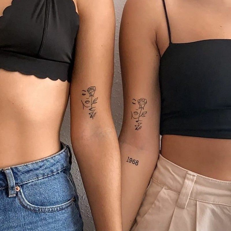 Best friend maching friendship tattoo ideas