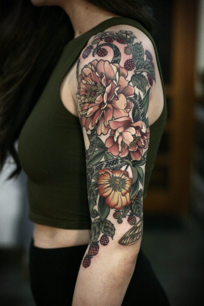 irezumi tattoo peony