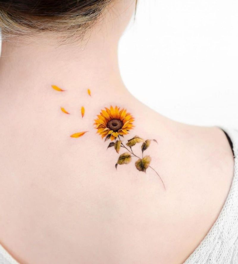 Sunflower by maestro tattoo