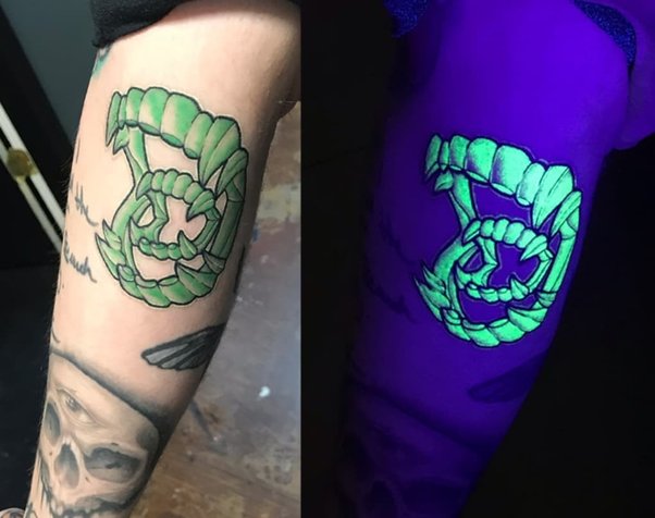 The top 10 best tattoo ink that glow in the dark