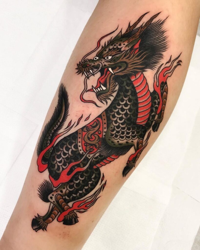 irezumi tattoo kirin