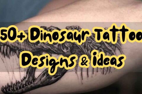 Feature image of 50+ Dinosaur Tattoos Designs & Ideas