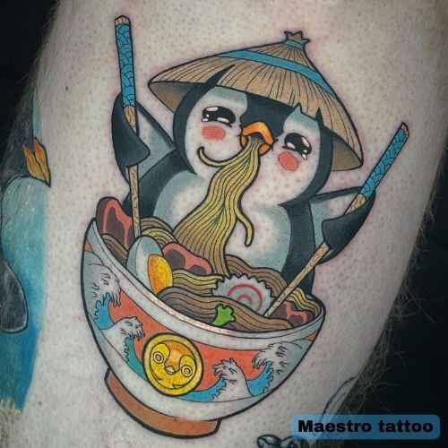 Japanese Penguin Tattoo IMAGE