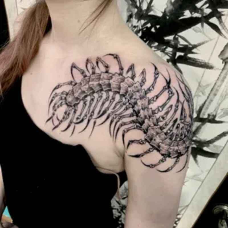 arm centipede tattoo 2 1 by maestro tattoo