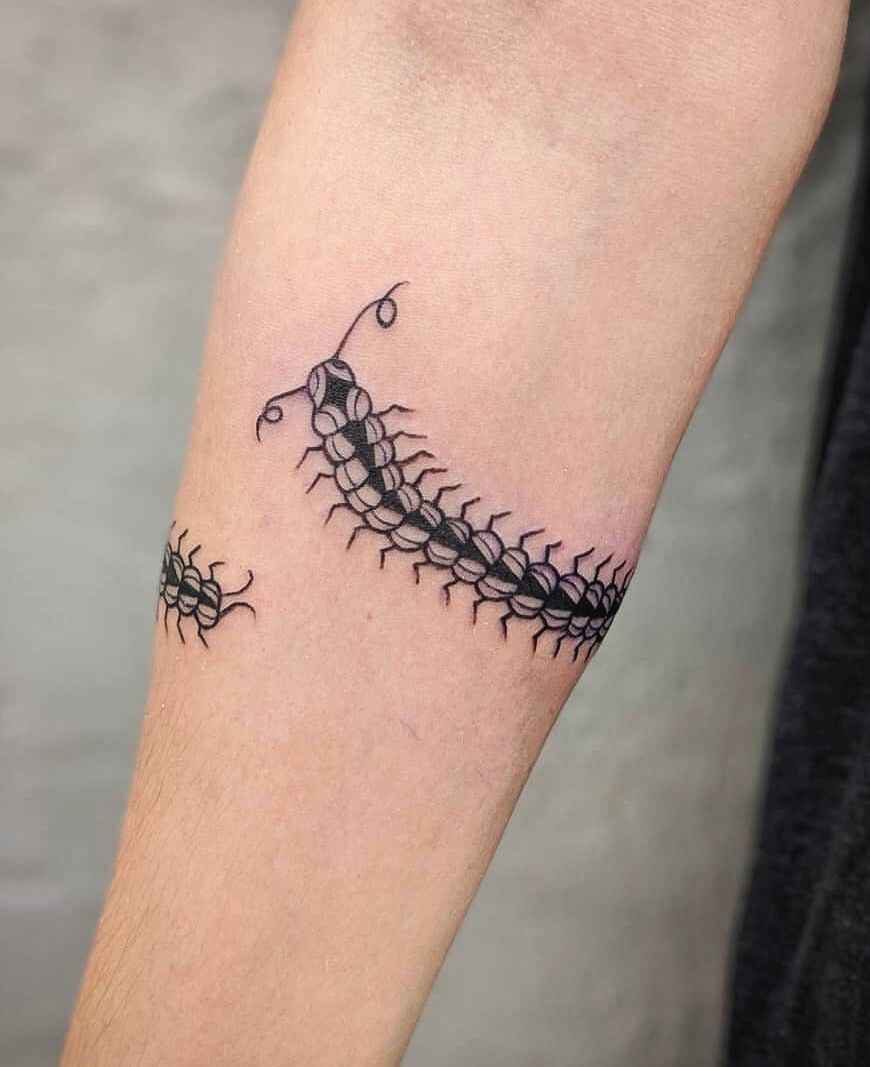 Centipede Tattoo Meaning & 100+ Amazing Designs