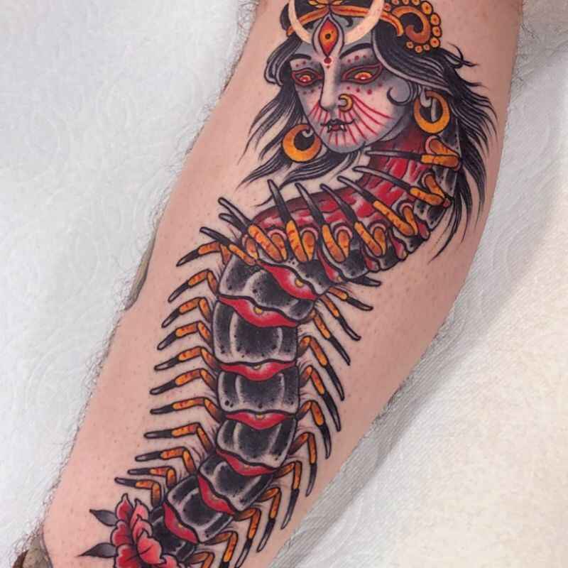 Japanese Centipede Tattoo image
