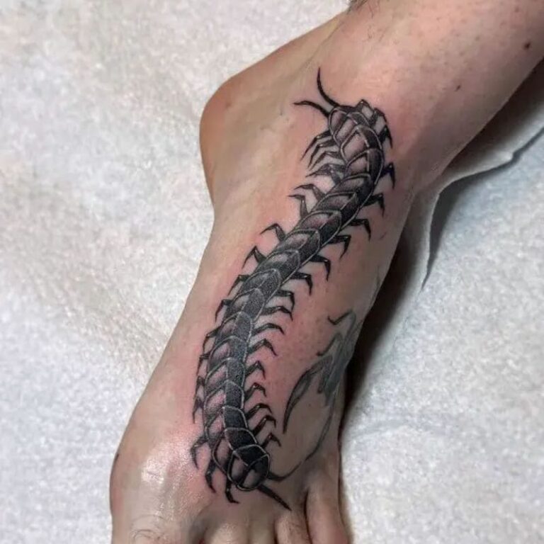 Centipede Tattoo Meaning & 100+ Amazing Designs