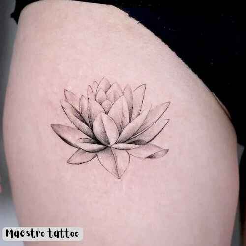 lotus thigh tattoo designs 3 1 by maestro tattoo