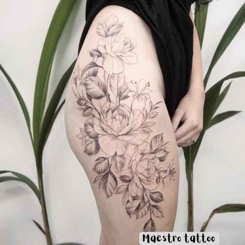 thigh tattoo designs 1 1 by maestro tattoo