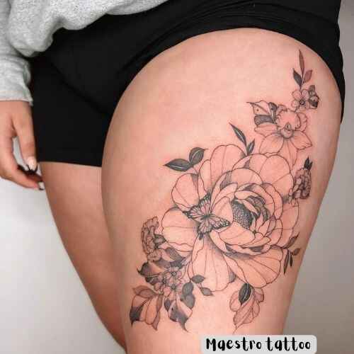 thigh tattoo designs 2 1 by maestro tattoo