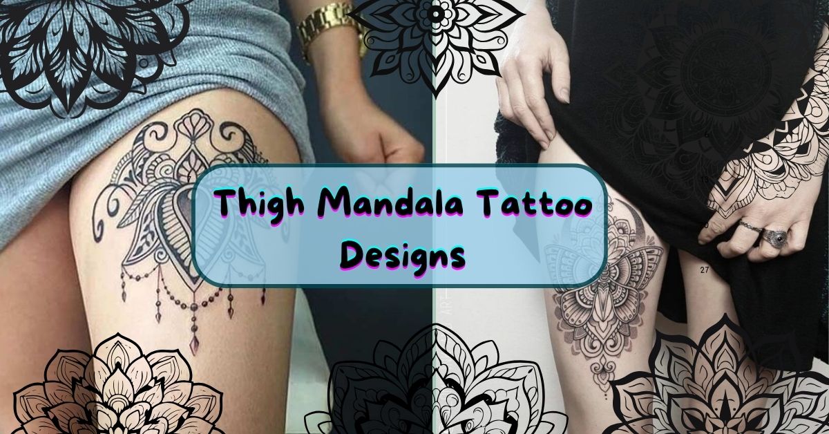 Feature image of Thigh Mandala Tattoo Designs