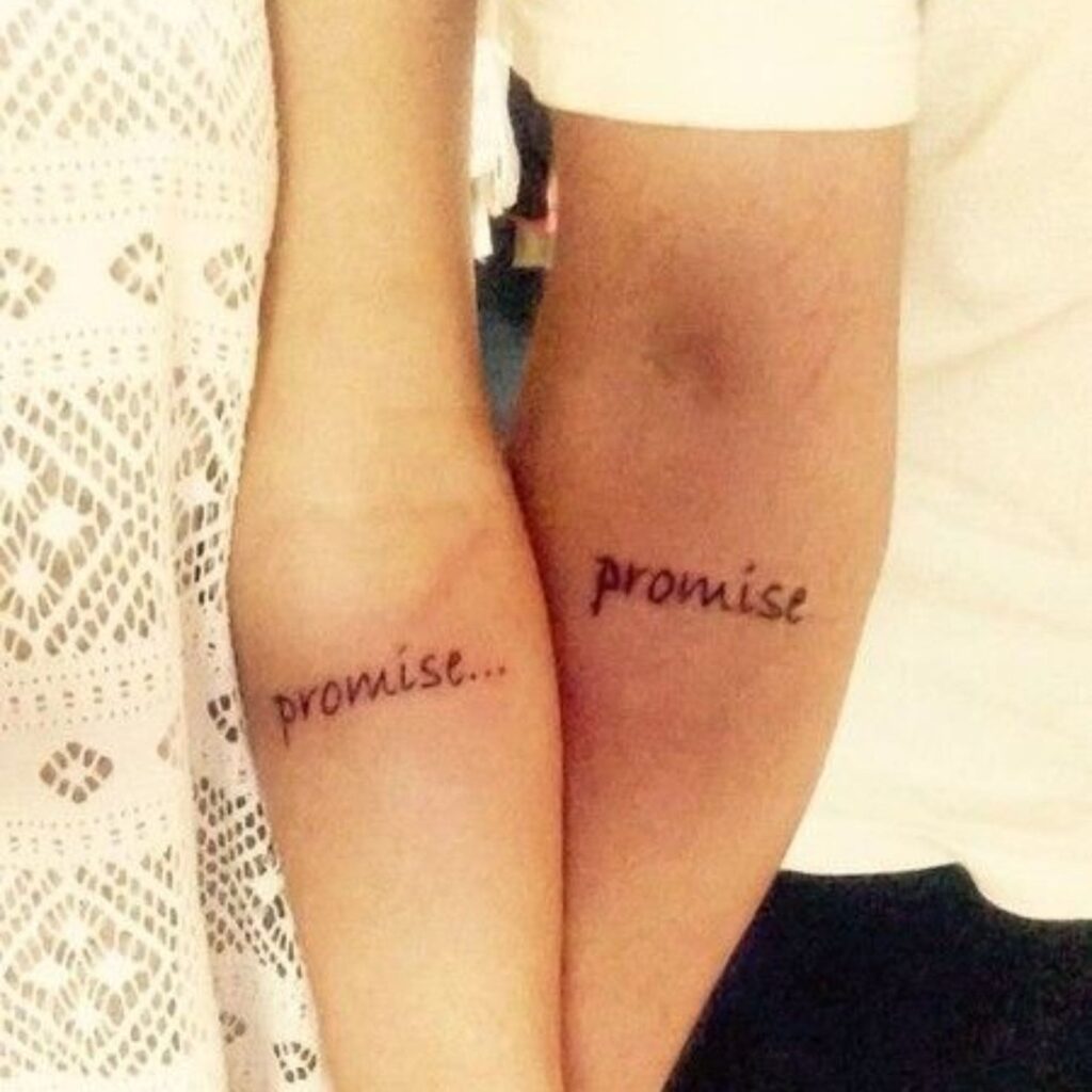 forget me not- promise valentine day tattoo
