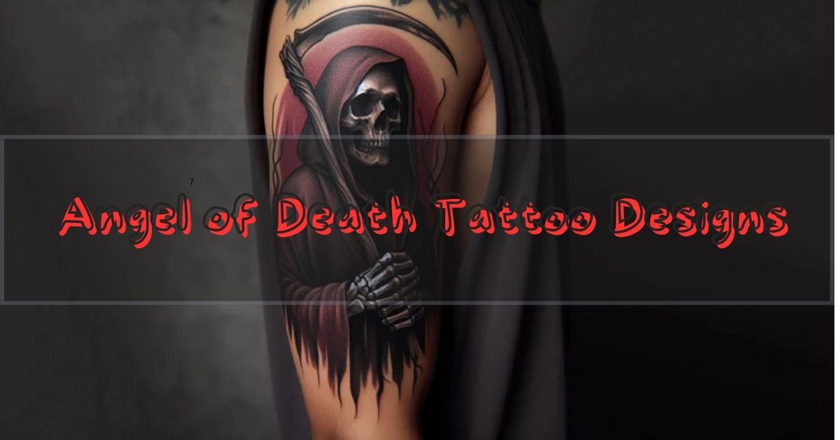 Feature image of Angel of Death Tattoo Designs